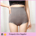 2016 Hot Selling Women High Waist Butt Lift Pant with Lace Hem Underwear